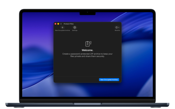 protectfiles-01 Protect Files on a Mac, ready to create an encrypted archive